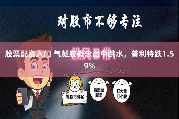 股票配资入门 气凝胶概念盘中跳水，普利特跌1.59%